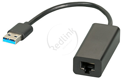 Redlink, USB3.0 naar Gigabit Ethernet adapter, zwart