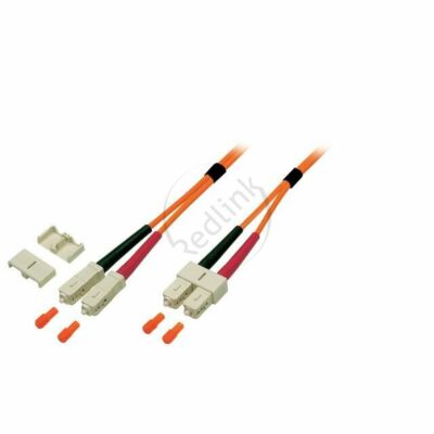 Redlink, Glasvezel Patchkabel, OM2, DX, SC-SC,  2m, Oranje