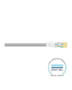 Datakabel Cat6a/EA, U/FTP 500Mhz, 6502 SHF1, Dca-s2.d1.a1, LSOH, grijs (AWG23), DNV