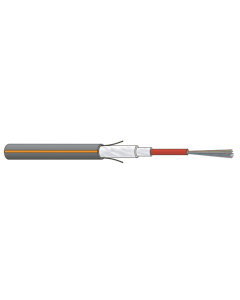 FO kabel, OS2, 24v(1x24)Outdoor, A-DQ(ZN)B2Y, PE ZGGT HP, Fca, Zw/Or