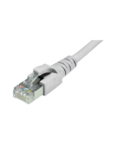 Patchkabel S/FTP Cat6A/7, flex, LSOH, grijs, 1m