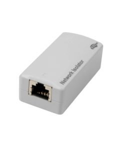 Galvanische Isolator Medisch, RJ45 box 2x Female, EN60601-1 compliant, Wit