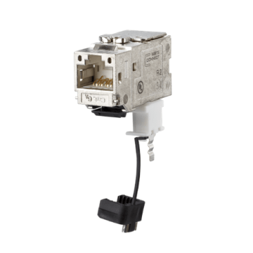 25Gig Keystone, 270 graden, Shielded RJ45, metaal