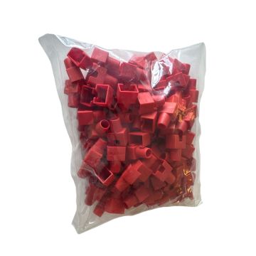 AMP, Tule, rood zonder lipbescherming, OD max 6mm