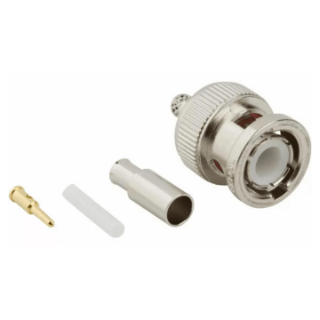 Amphenol, RFX BNC Krimp connector, recht, 50 ohm, RG174, RG188, RG316