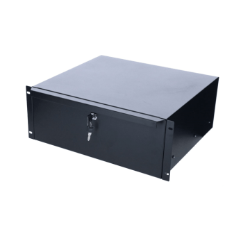 BasicLine, Documentlade afsluitbaar 4HE, 19inch, B483xD400xH178, RAL9005