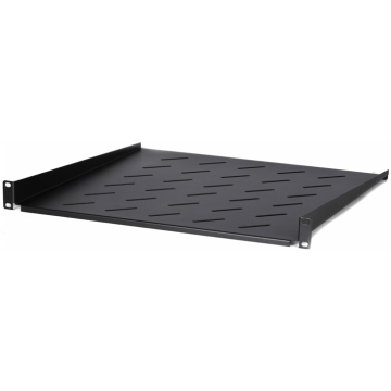 BasicLine, Legbord half zwevend, 1HE, 19inch, B485xD450xH44mm, tbv 600mm wandkast, RAL9005