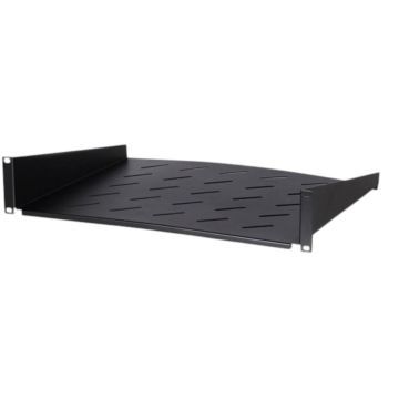 Basicline, Legbord half zwevend, 2HE, 19inch, B485xD400xH88mm, tbv 600mm wandkast, RAL9005
