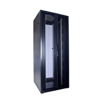 BasicLine, Patchkast 42HE, 19inch, B800xD800xH2000mm, Perf. Enkel voor, Split achter, RAL9005