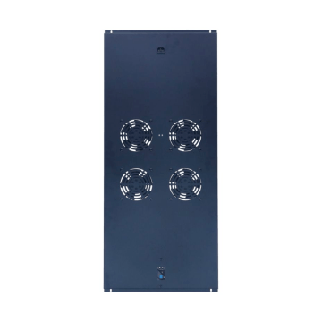BasicLine, Ventilator unit, 4v incl.Therm, B410xD945xH40mm, 1200mm diepe Patchkasten, RAL9005