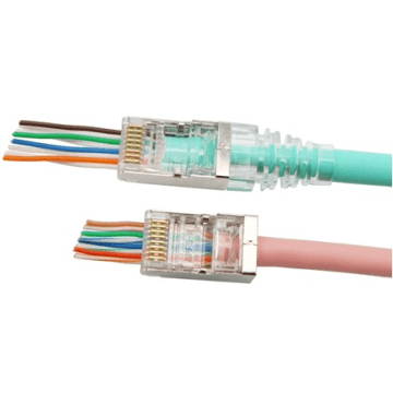 EZ-RJ45 CAT5e STP connector, doorvoer type