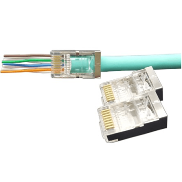 EZ-RJ45 CAT6 STP connector, doorvoer type