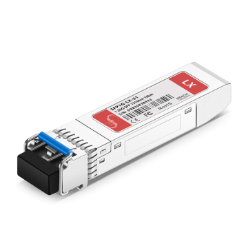Compatible SFP, GLC-LH-SMD, 1000BASE-LX/LH 1310nm, 10km Industrial DOM Duplex LC