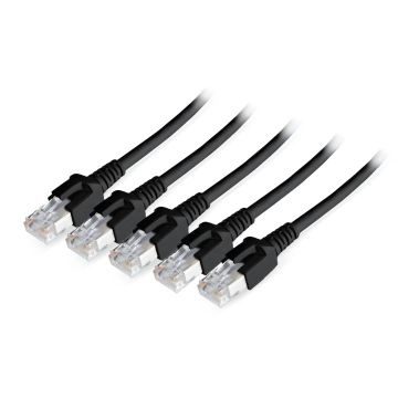 Datwyler Cat.6A Outdoor patchkabel S/FTP RJ45 zwart