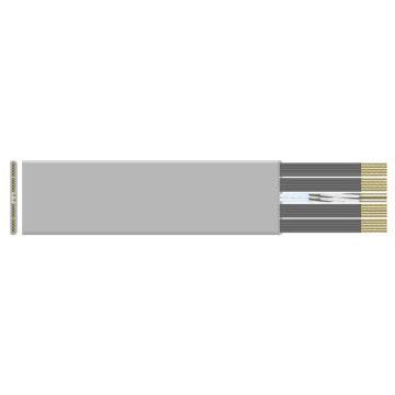 Datwyler FL liftkabel, PVC-niet ondersteund Laagbouw, type 812012-F 3 G 2.50+14x1.00+4x2x0.34