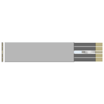 Datwyler FL liftkabel, PVC-niet ondersteund Laagbouw, type 8304-F 12 G 1.00+2x2x0.50