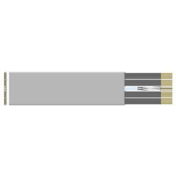 Datwyler FL liftkabel, PVC-niet ondersteund Laagbouw, type 88127-F 4x4x2xAWG 212