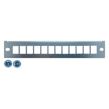 CP Box Frontplaat, tbv 12x Keystone