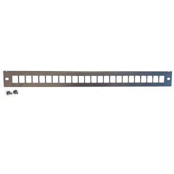 CP Box, Frontplaat, tbv 24x Keystone, BxH44mm
