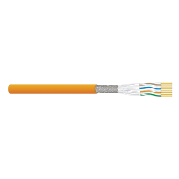 Datakabel Cat8.2, S/FTP 2000Mhz, 8203, Dca-s2.d1.a1, LSOH oranje (AWG23)