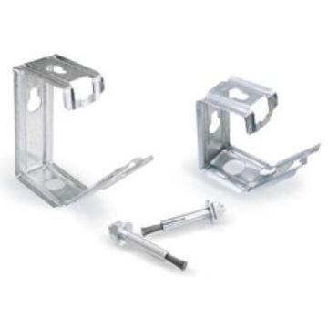 E0 S Verzamelbeugel, ca. 63x45x33mm, tbv wand-en plafondbevestiging, vpe