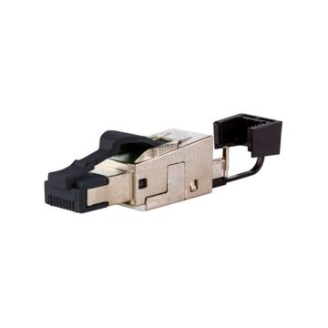 Field Plug RJ45 Cat6A Shielded, IP20, Toolles, tbv kabel OD 5.5 tot 10.5mm