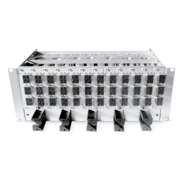 FO 4HE Draagframe tbv inschuifmodules excl., 19inch, 295mm diep, incl. rangeerpaneel, LEEG