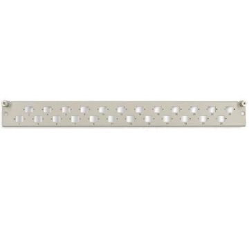FO front 1HE, 24v SC/LC-D/E2000 offset design, OV-T/OV-S, RAL7035, nr. 01-24