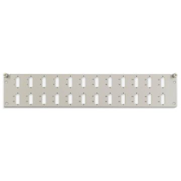 FO front 2HE, 24v SC Duplex, OV-T/OV-S, RAL7035