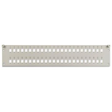 FO front 2HE, 48v SC Simplex, OV-T/OV-S, RAL7035