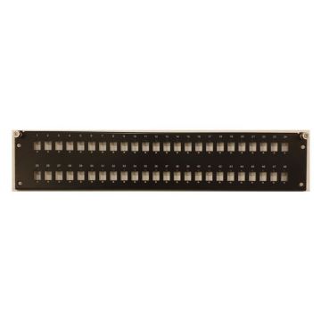 FO front 2HE, 48v SC Simplex, OV-T/OV-S, RAL9005