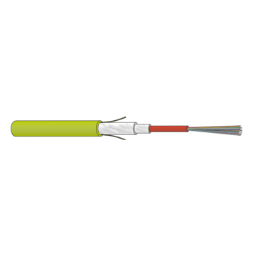 FO kabel, OM5, 12v(1x12)DLTS, ZGGFR/U-BQ(ZN)BH, FR/LSOH, Cca, Lime