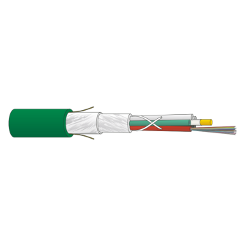 FO kabel,  OS2, 96v(8x12)Universeel, wbGGFR/U-DQ(ZN)BH, Eca, Groen