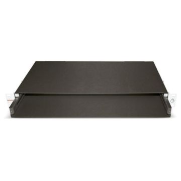 FO lade 2HE, 19inch, OV-T, excl.Front, RAL9005, H90xB440xD254