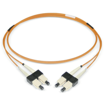 Glasvezel Patchkabel, OM2, DX, SC/pc-SC/pc, LSZH, Oranje, 5m, Oval