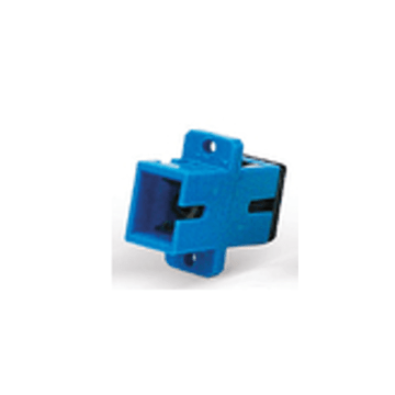 Koppelstuk OS2, SC Simplex, Blauw, SM, Excl.schroefjes