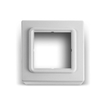 Opbouwdoos 1v ZONDER afdekraam, leeg, B80xL80xH40mm, RAL9010