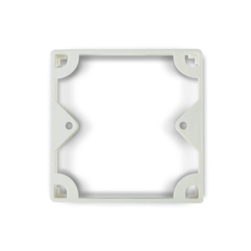 Opbouwdoos verhoogrand 10mm RAL9010