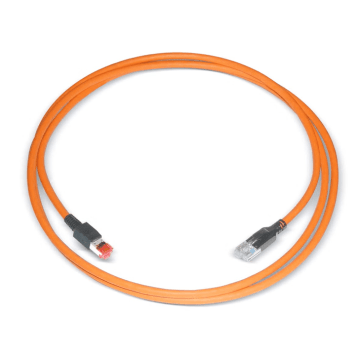 Patchkabel GG45-RJ45, 1000Mhz, LSOH/STP, oranje, 2m