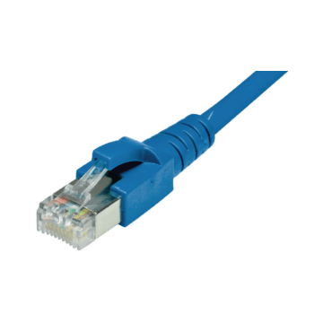 Patchkabel S/FTP Cat6A/7, flex, LSOH, blauw, 3m
