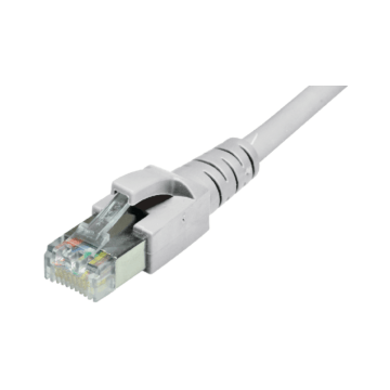 Patchkabel S/FTP Cat6A/7, flex, LSOH, grijs, 1.5m