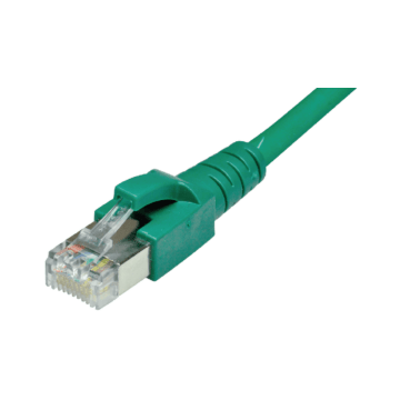Patchkabel S/FTP Cat6A/7, flex, LSOH, groen, 1.5m