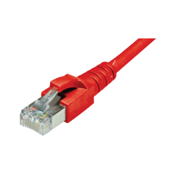 Patchkabel S/FTP Cat6A/7, flex, LSOH, rood, 4m