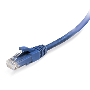Patchkabel U/UTP Cat6, flex, LSOH, blauw, 0.3m
