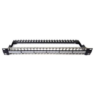 Patchpaneel KS 48 voudig, leeg tbv KS-TC+ keystones, RAL9005