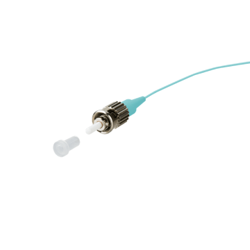 Pigtail OM3, ST/PC, 2m, Turkoois