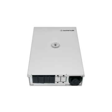 PON Mini-Lasbehuizing, Metaal, 6x LC/APC-D OS2 adapters en 12 LC OS2 pigtails