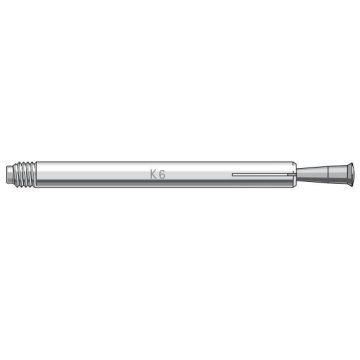 Slagpennen K6x5, 30mm, enkele beugel met M6 draad, incl.SDS1 boor, vpe