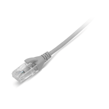 Slim Line Patchkabel, U/UTP Cat6/E, flex, LSOH, grijs, 2m