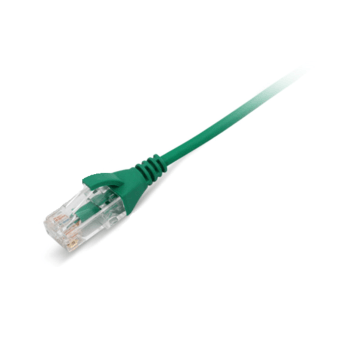 Slim Line Patchkabel, U/UTP Cat6/E, flex, LSOH, groen, 1.5m